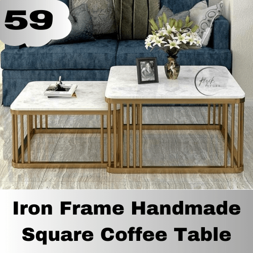 Iron Frame Golden Table