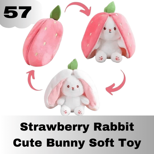 Strawberry Rabbit Soft Toy