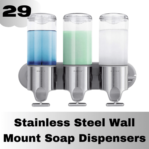 Stainless Steel Wall Mount Soap Dispensers