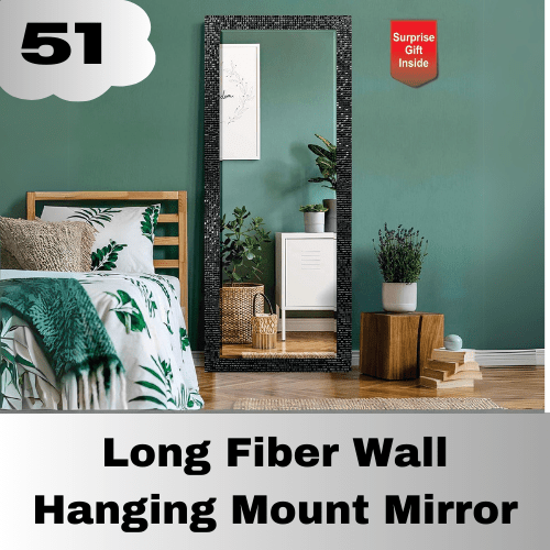 Long Fiber Wall Hanging Mirror