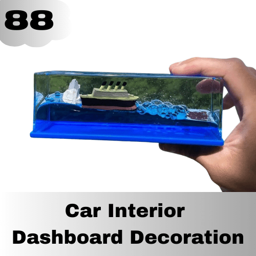 Car interior dashboard decoration