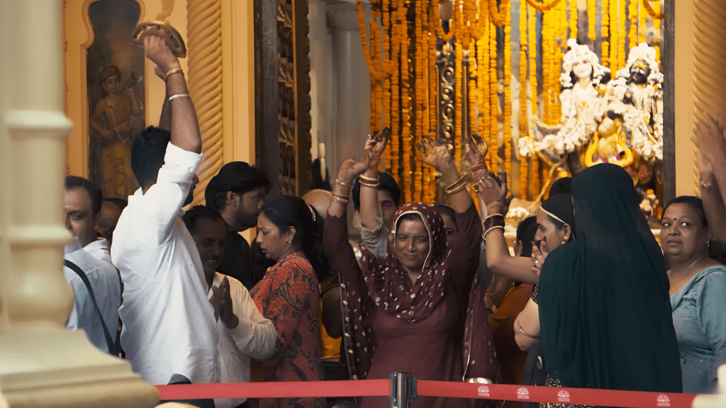 Evening Puja at Iskcon Temple Vrindavan