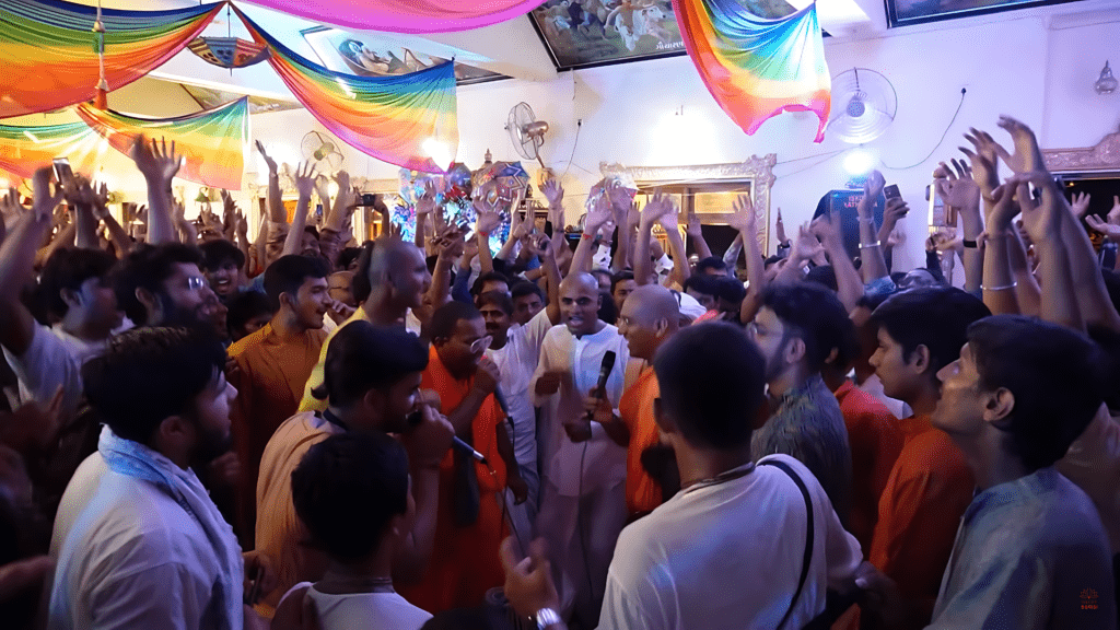 Kirtan Pooja at Iskcon temple Kathwada