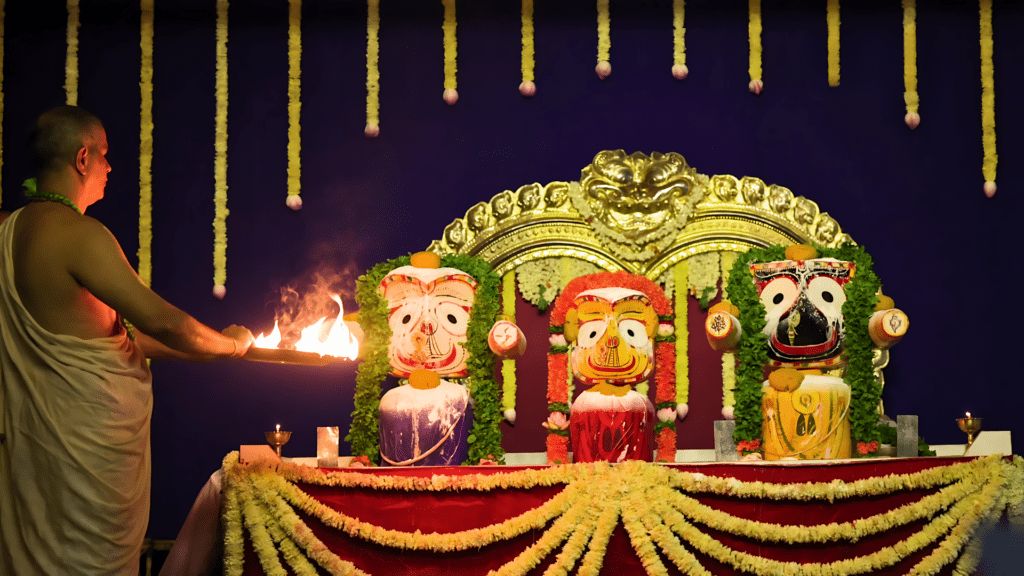 Aarti Poojas at Iskcon Temple Vaikuntha Hill