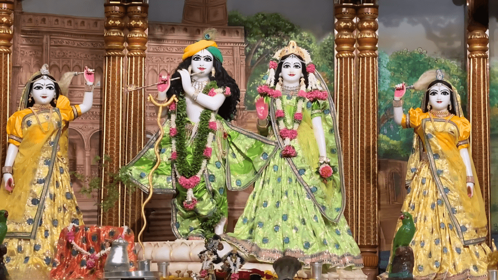 Radha Krishna Statue at Iskcon Temple Tirupati