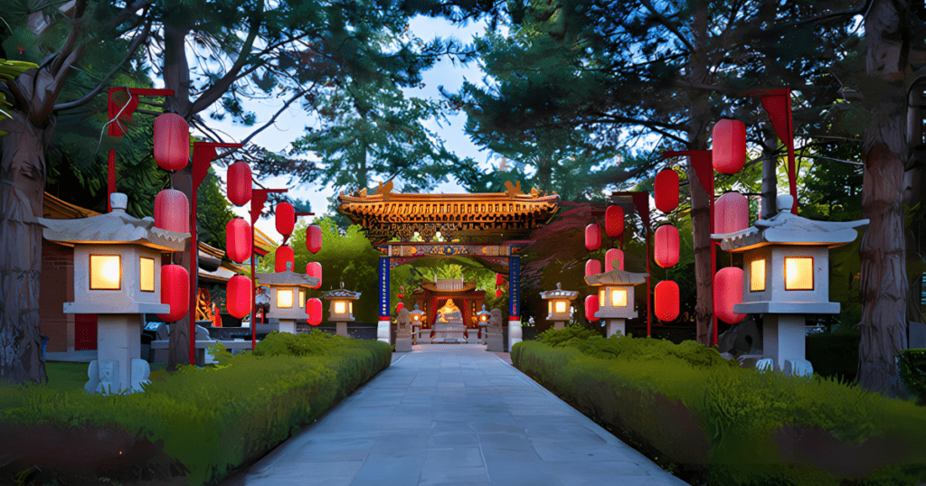 International Buddhist Temple surroundings