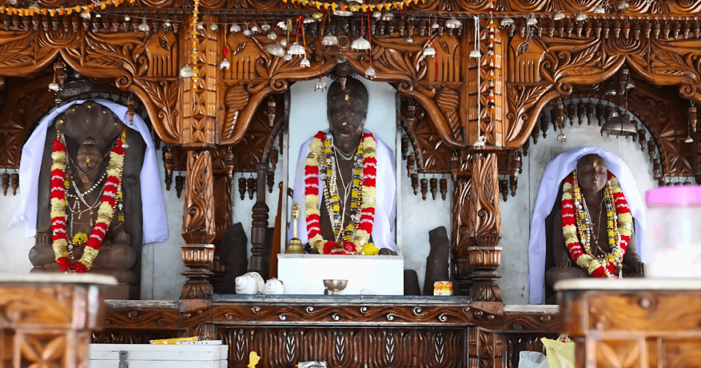 deities idols at bhadraj temple