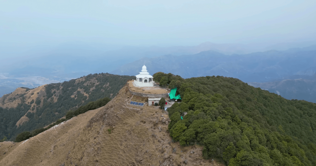 top of the hills Bhadraj temple